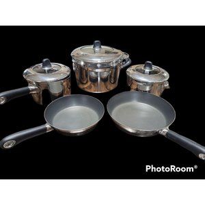Revearware SM D03 Pot And Pans 9pc Set Profesional Grade.